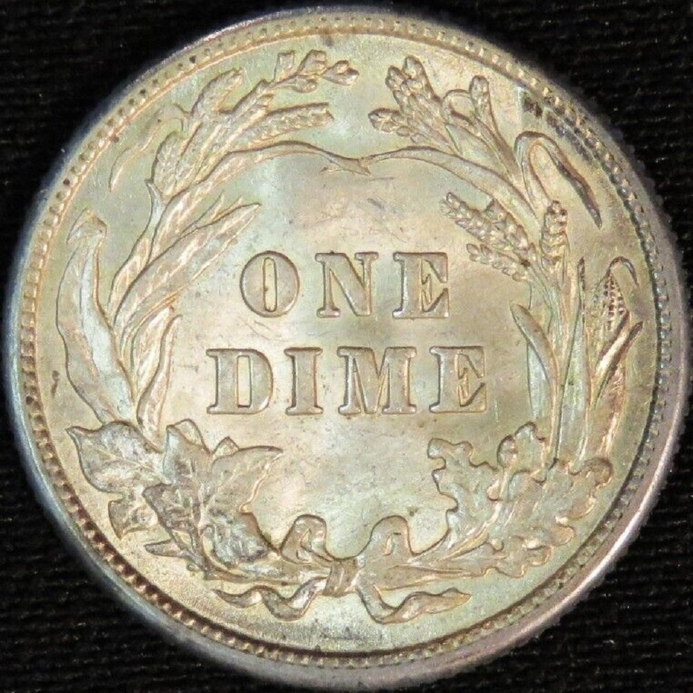 1914-10c-Liberty-Head-Barber-Dime-#8